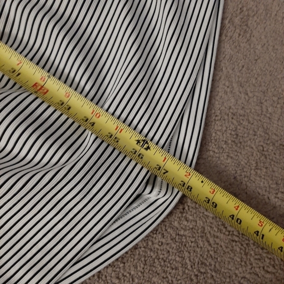 Anthropologie Striped Cross Back Dress - Picture 10 of 14